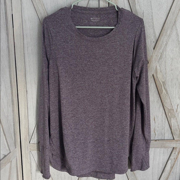Athleta Sz L Uptempo top / purple - Picture 2 of 8